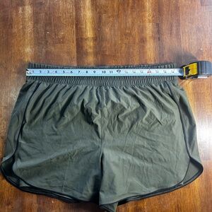 Woman’s Olive Green Athletic Shorts